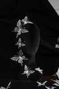 White Mesh Butterfly Appliques, Lace Tulle Butterfly Patches, Bridal Gown Wedding Dress Decorations