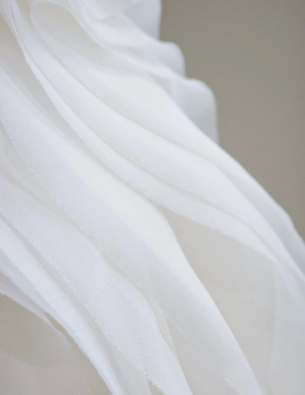 Off Shoulder Pleated Organza Mermaid Wedding Dress, Sculptural Ruffled Bridal Gown, Modern Wedding Gown