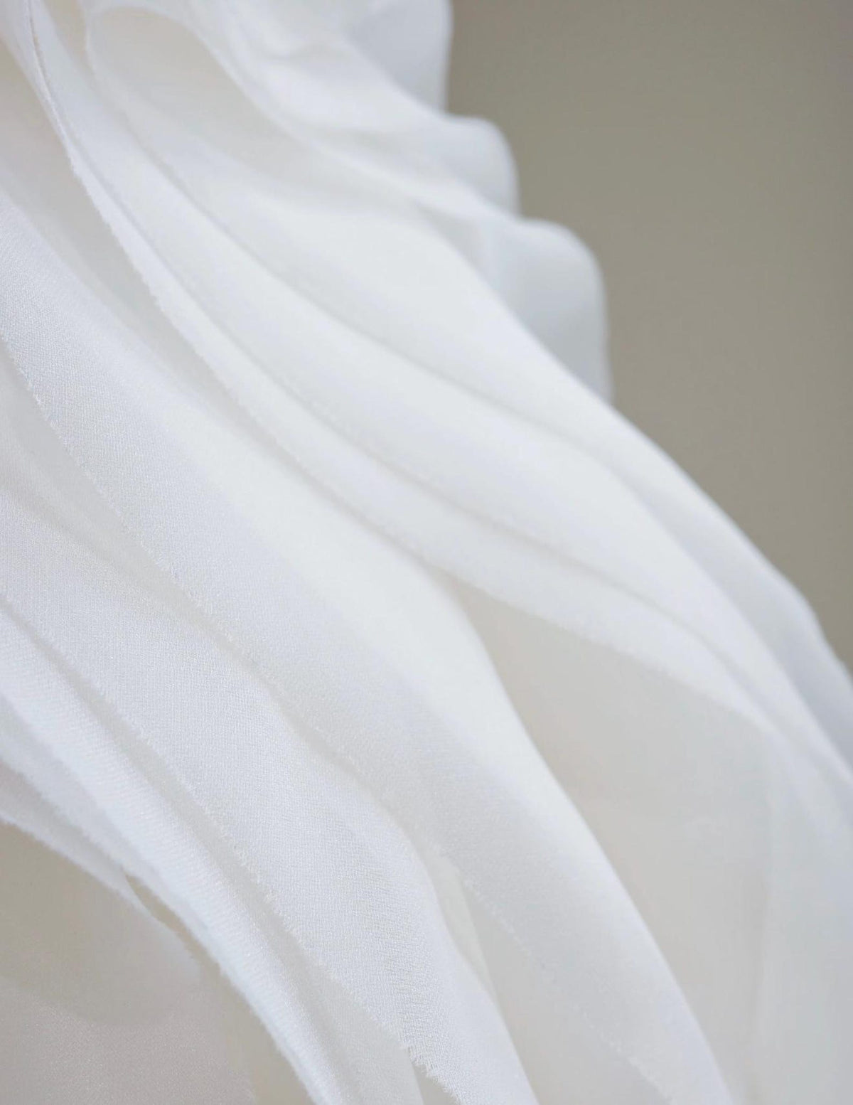 Off Shoulder Pleated Organza Mermaid Wedding Dress, Sculptural Ruffled Bridal Gown, Modern Wedding Gown